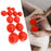 12 Pieces Silicone Vacuum Cupping Cup Flexible Accessory Silicone Can Puller red