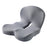 Crofta Chair Cushion Tailbone Cushion Breathable Back Support Multiuse Seat Cushion Light Gray