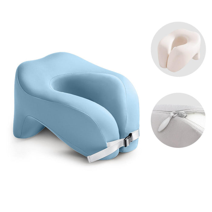 Crofta Travel Pillow Lightweight Soft U Shape Pillow for Sleeping Plane Home Office