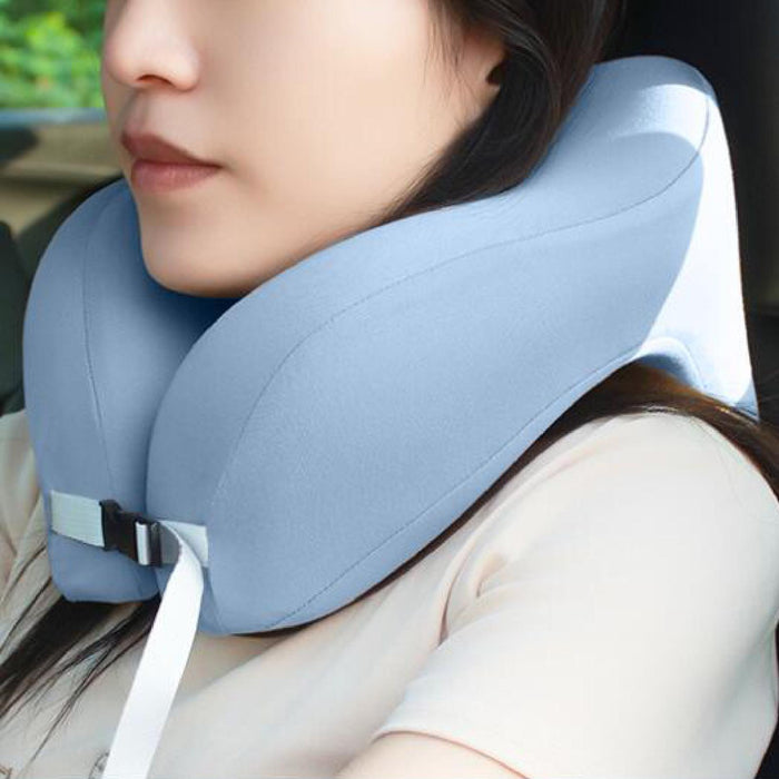 Crofta Travel Pillow Lightweight Soft U Shape Pillow for Sleeping Plane Home Office