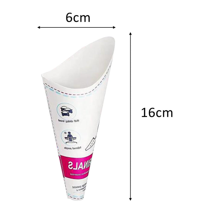 Crofta 12x Women Urinal Funnel Flexible Ladies Pee Funnel for Hiking Wounded Travel Pink