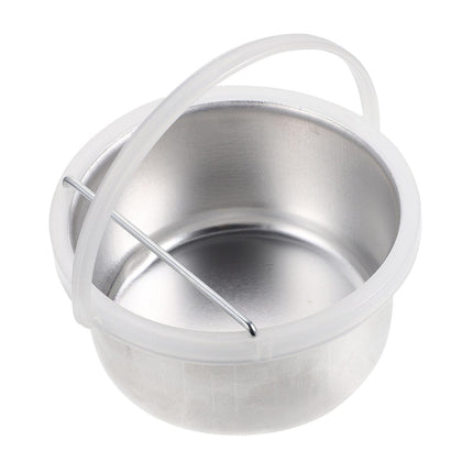 Crofta Wax Pot Large Capacity Easy to Clean 400cc Portable Hair Removal Waxing Bowl