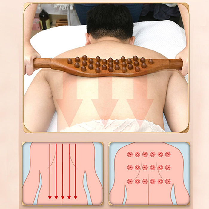 Crofta Wooden Gua Sha Scraping Massage Tool Guasha Scraping Stick for Shoulder Legs