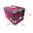 Crofta Aluminum Makeup Case Waterproof Cosmetic Tool Box for Women Girl Makeup Tool rose red