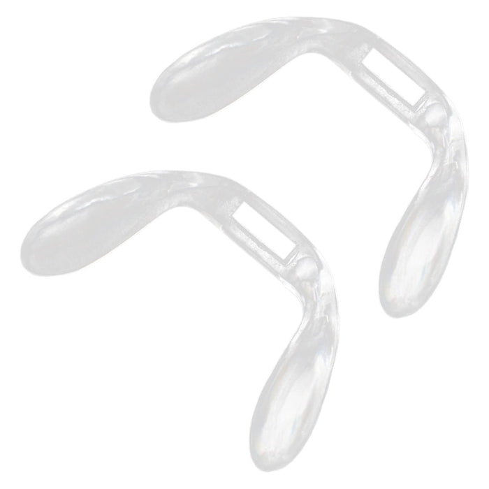 2 Pieces U Shape Eyeglasses Nose Pads Bridge Nose Support Clear Replacement 26mmx18mm