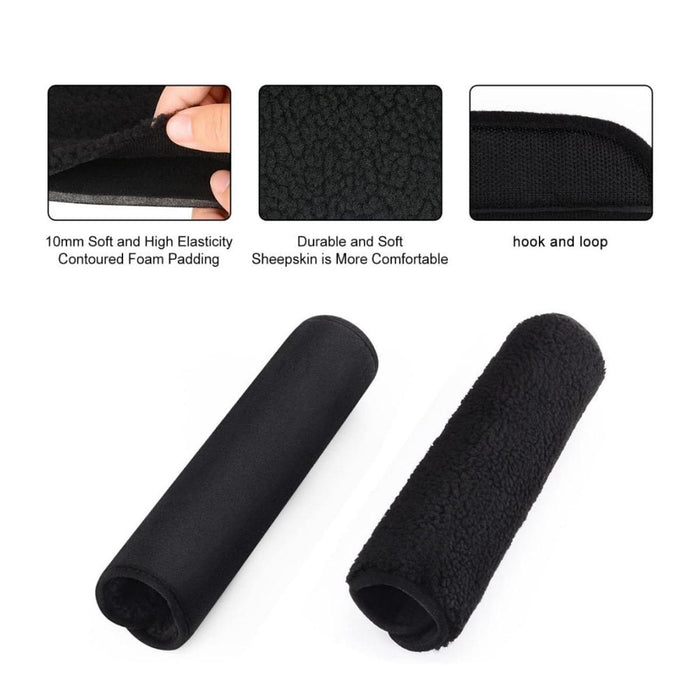 Crofta 2 Pieces Armrest Cover Breathable for Wheelchairs Arm Chairs Transport Chair