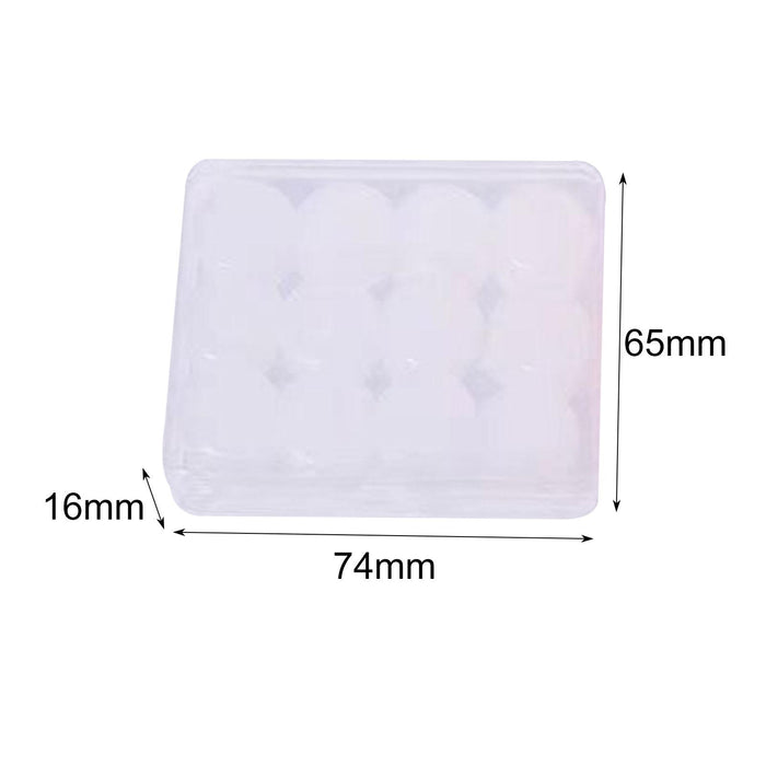 Crofta 12Pcs Ear Plugs Soft Sound Blocking Ear Plugs for Traveling Concert Studying white