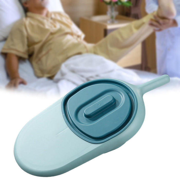 Crofta Bedpan with Cover Emergency Device for Female Male Personal Bedridden People blue