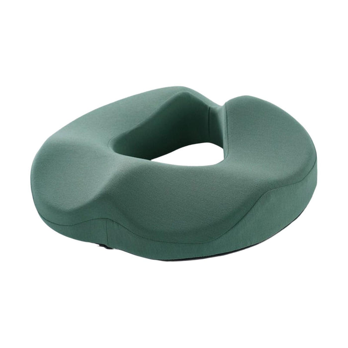 Crofta Donut Pillow Non Slip Office Chair Cushion for Hemorrhoids Wheelchair Travel green