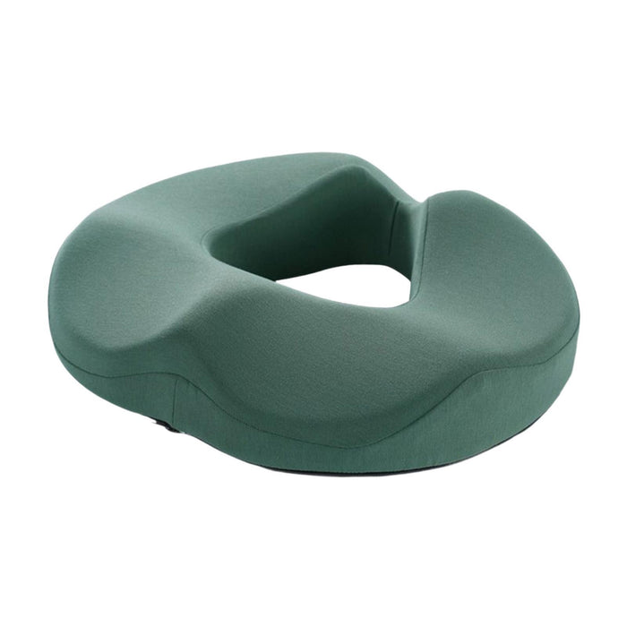 Crofta Donut Pillow Non Slip Office Chair Cushion for Hemorrhoids Wheelchair Travel green