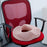 Crofta Donut Pillow Non Slip Office Chair Cushion for Hemorrhoids Wheelchair Travel pink