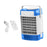 Crofta Portable Air Conditioner 2 Timer Personal Fan for Bedroom Office Living Room blue