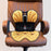 Crofta Posture Correction Cushion Waist Support for Children Women Men Office Chair gold black