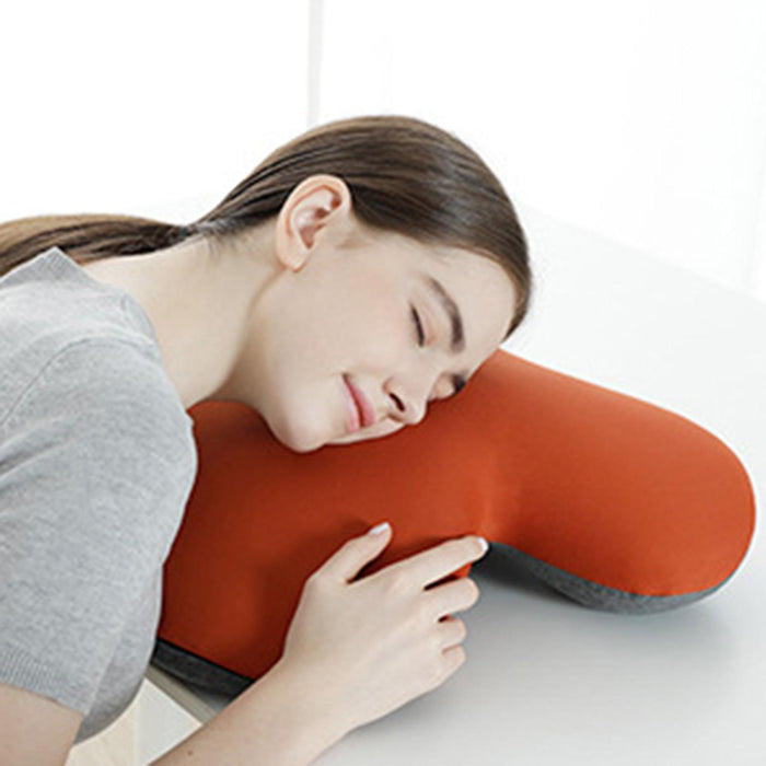 Crofta Napping Sleeping Pillow Travel Napping Face Pillow for Computer Gaming Chair Red