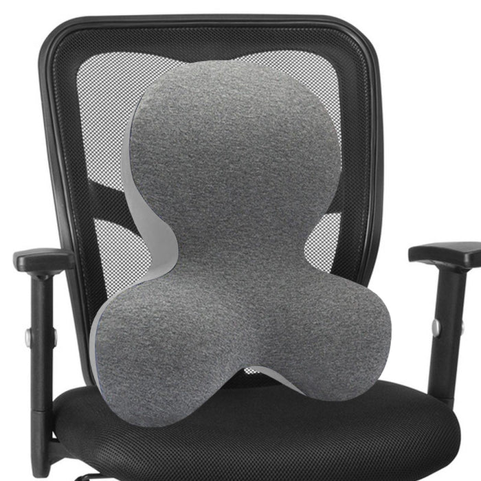 Crofta Napping Sleeping Pillow Travel Napping Face Pillow for Computer Gaming Chair Gray