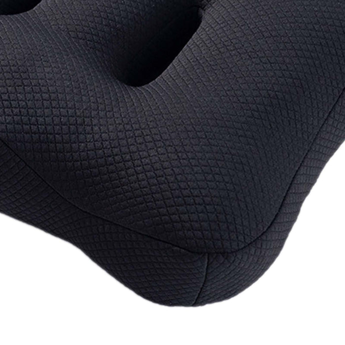 Crofta Car Seat Cushion Comfortable Coccyx Cushion for Office Chair Computer Travel Black