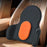 Crofta Waist Cushion Lumbar Support Pillow Portable for Cars Drivers Computer Chair Orange