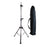 Crofta Wig Stand Tripod Non Slip Portable Wig Head Holder for Salons Hair Extension Stainless steel