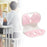 Crofta Seat Cushion Comfortable Office Home Ergonomic Chair Chair Posture Corrector pink