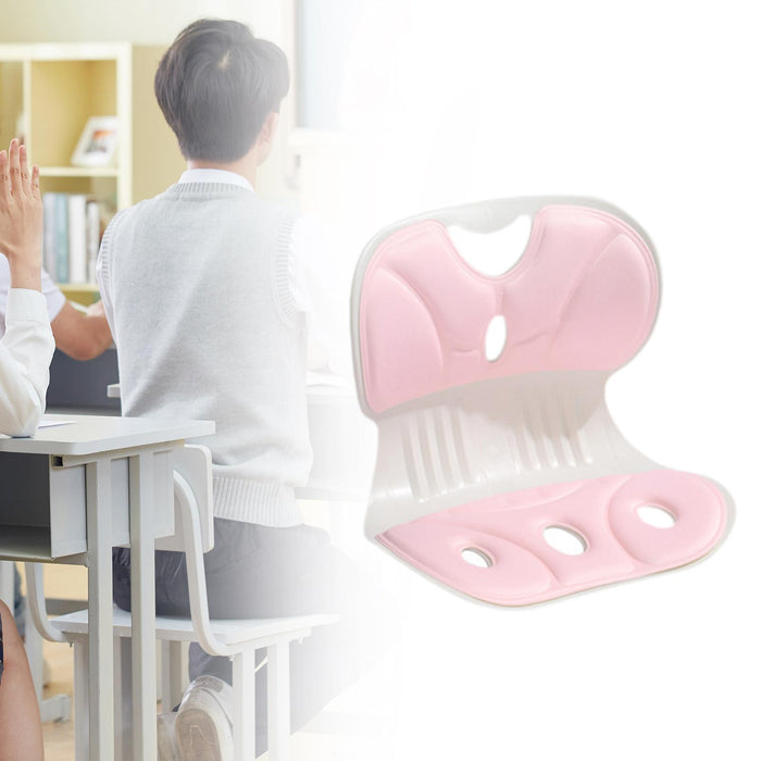 Crofta Seat Cushion Comfortable Office Home Ergonomic Chair Chair Posture Corrector pink