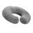 Crofta Donut Pillow Anti Slip Butt Pad Coccyx Cushion Home Memory Foam Seat Cushion Light Grey