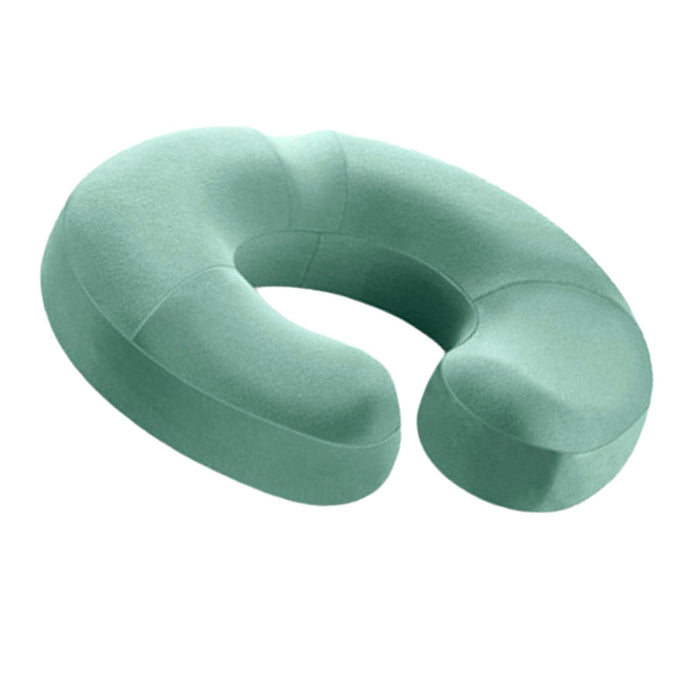 Crofta Donut Pillow Anti Slip Butt Pad Coccyx Cushion Home Memory Foam Seat Cushion Green