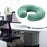 Crofta Donut Pillow Anti Slip Butt Pad Coccyx Cushion Home Memory Foam Seat Cushion Green