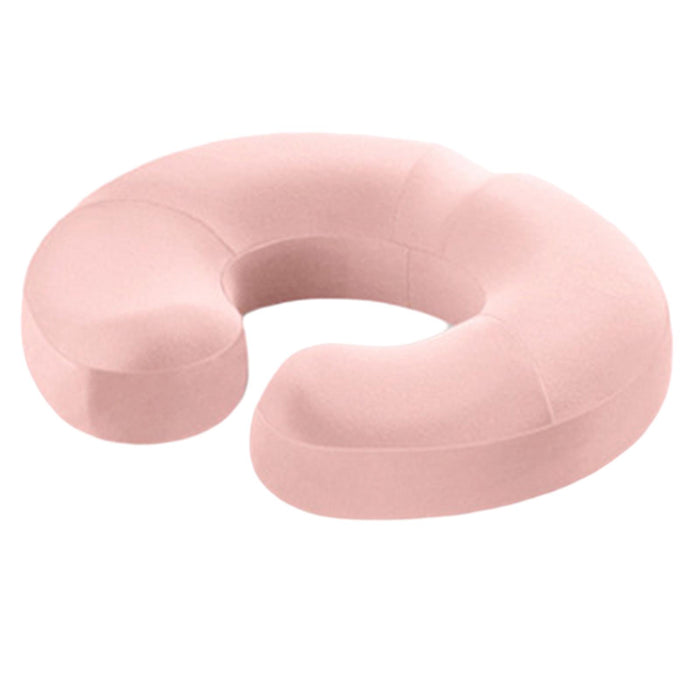 Crofta Donut Pillow Anti Slip Butt Pad Coccyx Cushion Home Memory Foam Seat Cushion Pink