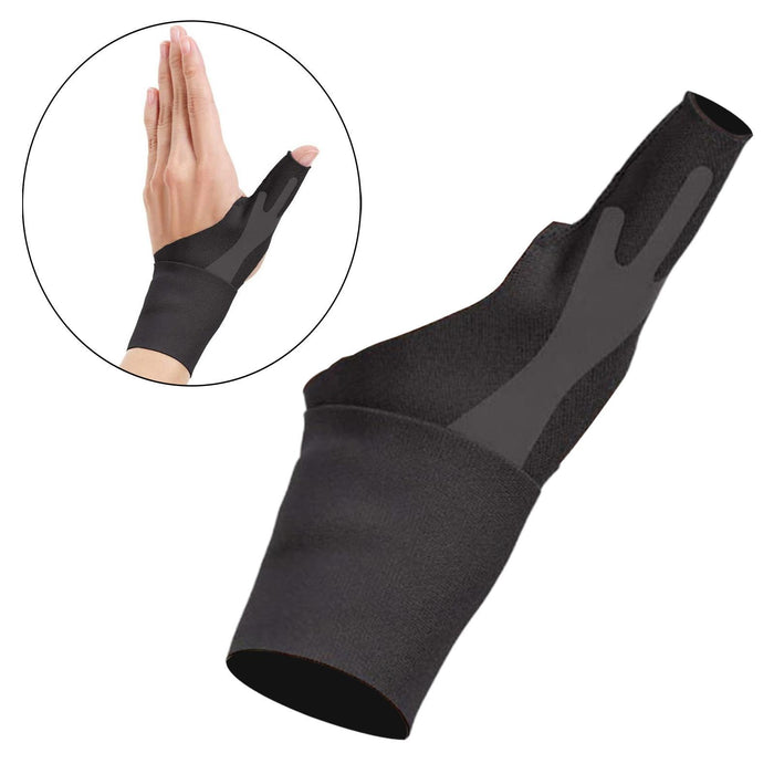 Crofta Wrist Brace Breathable Lightweight Elastic Wrist Support Brace for Arthritis Left Black