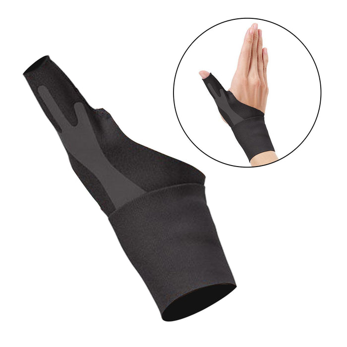 Crofta Wrist Brace Breathable Lightweight Elastic Wrist Support Brace for Arthritis Right Black