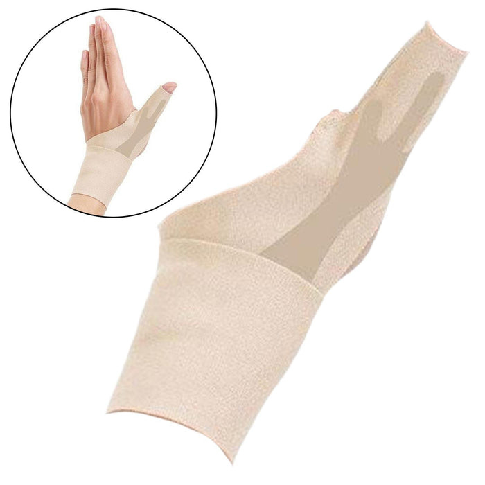 Crofta Wrist Brace Breathable Lightweight Elastic Wrist Support Brace for Arthritis Left Skin