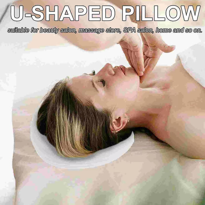 Crofta Travel Pillow Lightweight Soft U Shape Pillow for Sleeping Plane Home Office