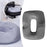 Crofta Doughnut Pad Comfort for Elderly Coccyx,Waist,tailbone Long Travel,Home Sofa gray