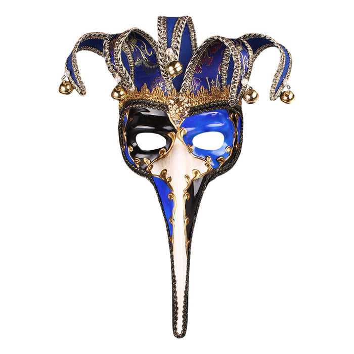 Crofta Mardi Gras Mask Lady Wall Art Stage Show Birthday Headgear Club Cosplay Mask Blue