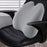 Crofta Lumbar Support Pillow for Office Chair for Sleeping Rest Car Driver recliner light grey