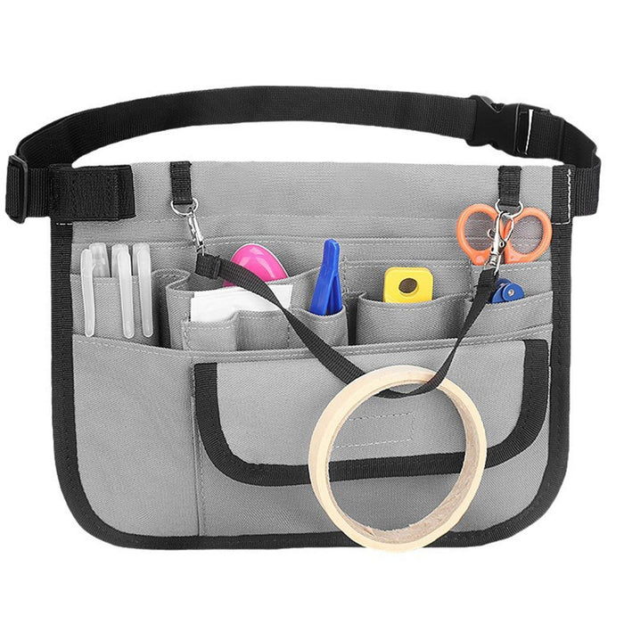 Crofta Multi Compartment Nurse Waist Organiser Belt Nursing Bag for Keys Nurses Pen