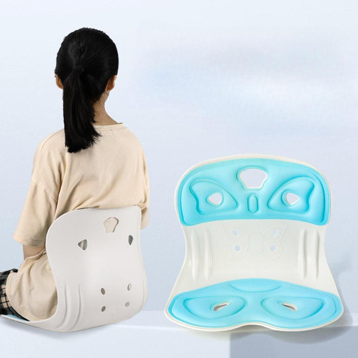 Crofta Posture Corrector Backrest Cushion for Floor Seat Low Back Office Desk Chair Green