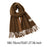 Crofta Pashmina Shawl Wrap Fashionable Long Winter Scarf for Bedroom Office Wedding Coffee Color