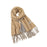 Crofta Pashmina Shawl Wrap Fashionable Long Winter Scarf for Bedroom Office Wedding Camel Color