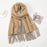 Crofta Pashmina Shawl Wrap Fashionable Long Winter Scarf for Bedroom Office Wedding Camel Color