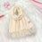 Crofta Pashmina Shawl Wrap Fashionable Long Winter Scarf for Bedroom Office Wedding Beige