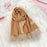 Crofta Pashmina Shawl Wrap Fashionable Long Winter Scarf for Bedroom Office Wedding Caramel