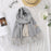 Crofta Pashmina Shawl Wrap Fashionable Long Winter Scarf for Bedroom Office Wedding Light Gray