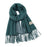 Crofta Pashmina Shawl Wrap Fashionable Long Winter Scarf for Bedroom Office Wedding Cyan