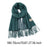 Crofta Pashmina Shawl Wrap Fashionable Long Winter Scarf for Bedroom Office Wedding Cyan