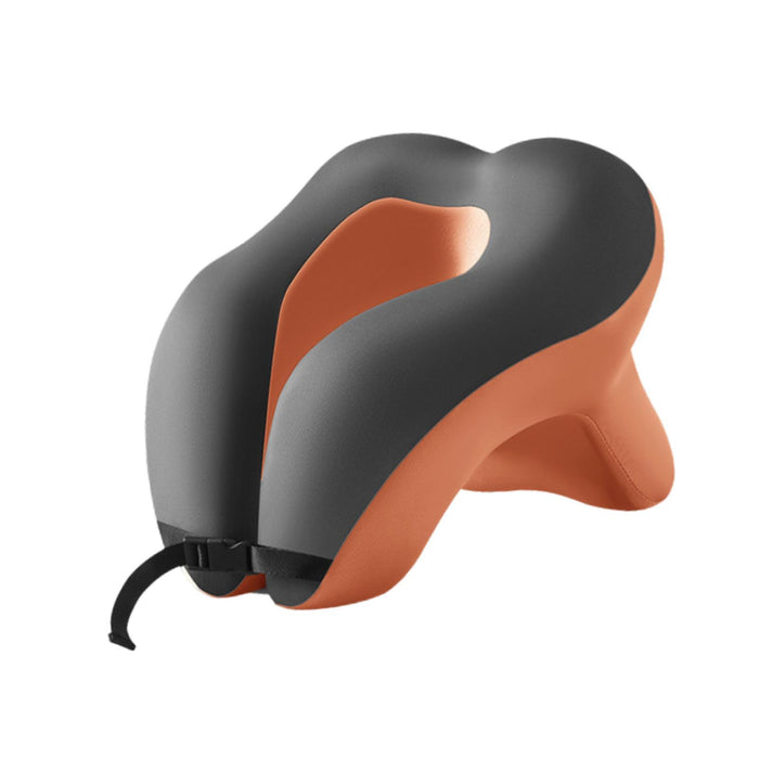 Crofta Head Support Neck Pillow Ergonomic U Shape Pillow for Airplane Home Car orange