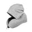 Crofta Hooded Travel Pillow Hooded Travel Cushion for Outdoor Chair Journals light grey