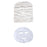 Crofta 100Pcs Gauze Mask Face Pads White Net Soft Cotton Face Cover for Adults Spas Style A