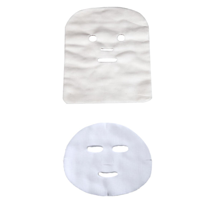 Crofta 100Pcs Gauze Mask Face Pads White Net Soft Cotton Face Cover for Adults Spas Style A