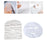 Crofta 100Pcs Gauze Mask Face Pads White Net Soft Cotton Face Cover for Adults Spas Style A